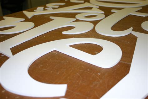 Sign Letters & Logos – Flat Cut PVC 